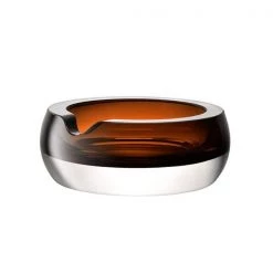 LSA Whisky Club Cigar Ashtray 17cm Peat Brown