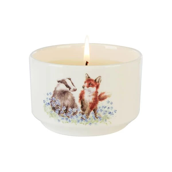 Wrendale Designs Wrendale By Wax Lyrical Meadow Ceramic Trinket Candle - Image 2